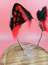 Load image into Gallery viewer, Goth Spider Web Cat *PRE ORDER*