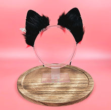 Load image into Gallery viewer, Goth Spider Web Cat *PRE ORDER*