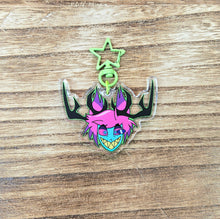 Load image into Gallery viewer, Alastor Inspired Double Sided Acrylic Keychain