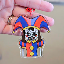 Load image into Gallery viewer, Pomni Inspired Double Sided Acrylic Keychain