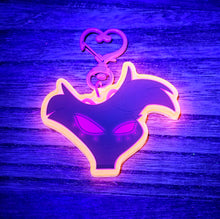 Load image into Gallery viewer, UV Reactive Angel D♡st Inspired Acrylic Keychain