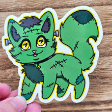 Load image into Gallery viewer, Frankenstein Kitty Sticker