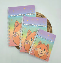 Load image into Gallery viewer, Paws Off Reusable Sticker Book