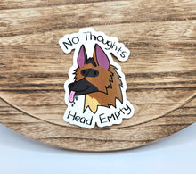 Load image into Gallery viewer, Head Empty Dog Sticker