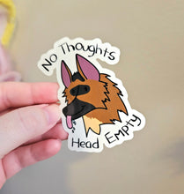 Load image into Gallery viewer, Head Empty Dog Sticker