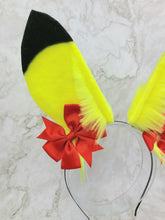 Load image into Gallery viewer, UV Reactive Pikachu Inspired Bunny