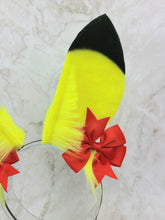 Load image into Gallery viewer, UV Reactive Pikachu Inspired Bunny