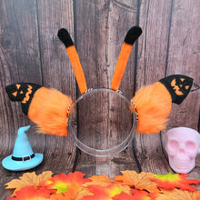 Load image into Gallery viewer, Mini Jack o Lantern Stitch Inspired Ears