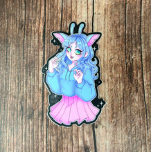 Load image into Gallery viewer, Kemonomimi Fem Stitch Vinyl Sticker