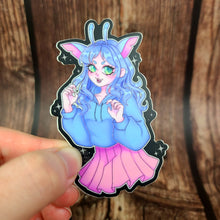 Load image into Gallery viewer, Kemonomimi Fem Stitch Vinyl Sticker