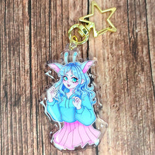 Load image into Gallery viewer, Kemonomimi Fem Stitch Acrylic Keychain