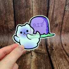 Load image into Gallery viewer, Ghostly Kitten Vinyl Sticker