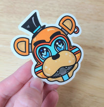 Load image into Gallery viewer, 80&#39;s Glam Bear Sticker

