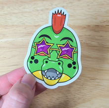 Load image into Gallery viewer, 80&#39;s Glam Gator Sticker
