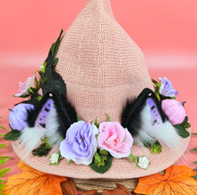 Load image into Gallery viewer, Pastel Goth Kemonomimi Fox Witch Hat
