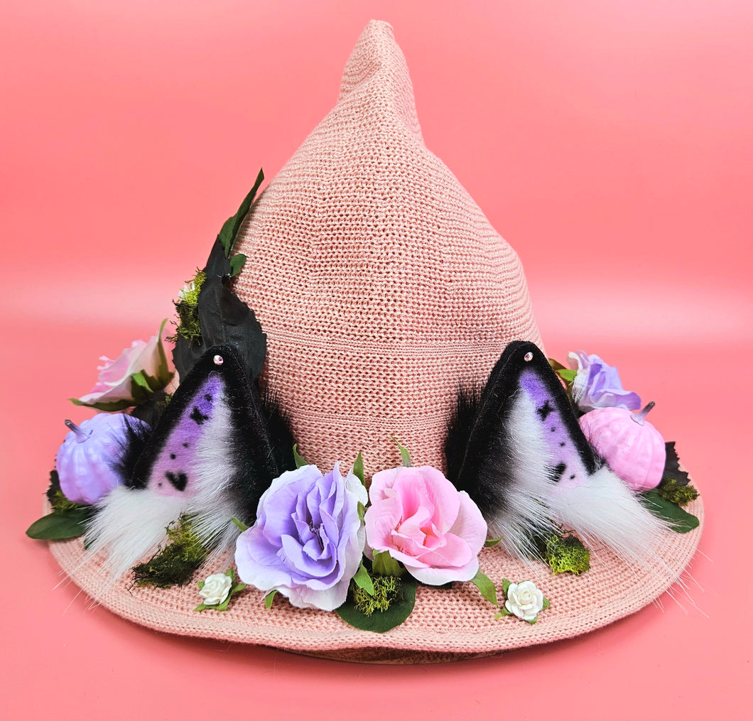 Pastel Goth Kemonomimi Fox Witch Hat