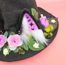 Load image into Gallery viewer, Mystical Pastel Goth Fox Kemonomimi Witch Hat
