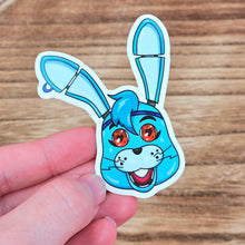 Load image into Gallery viewer, 80&#39;s Glam Bunny Sticker
