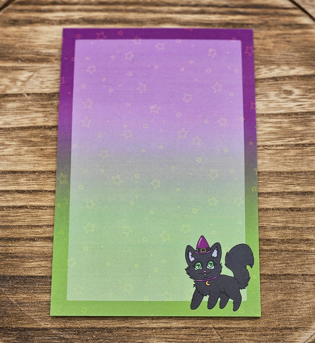 Witchy Kitty Notepad