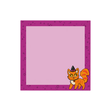 Load image into Gallery viewer, Pumpkin Witchy Kitty Sticky Notepad
