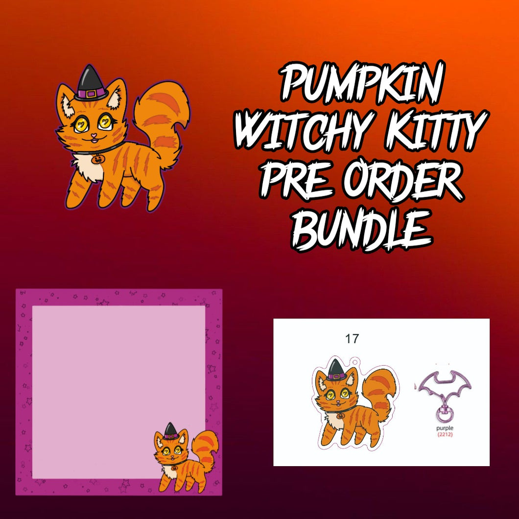 Pumpkin Witchy Kitty Bundle