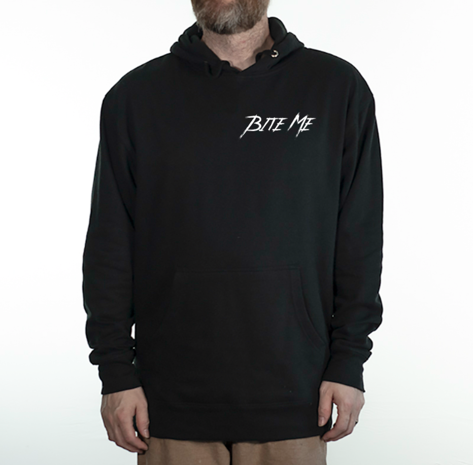 Bite Me Maw Black Furry Hoodie *PRE ORDER*