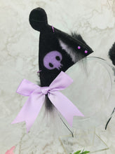 Load image into Gallery viewer, Lavender Kuromi Inspired Cat
