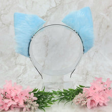 Load image into Gallery viewer, Pastel Blue Neko Cat
