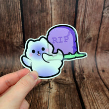 Load image into Gallery viewer, Ghostly Kitten Vinyl Sticker

