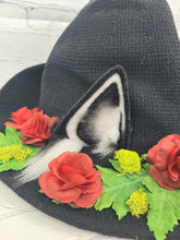 Load image into Gallery viewer, Goth Dark Cottagecore Fox Witch Hat
